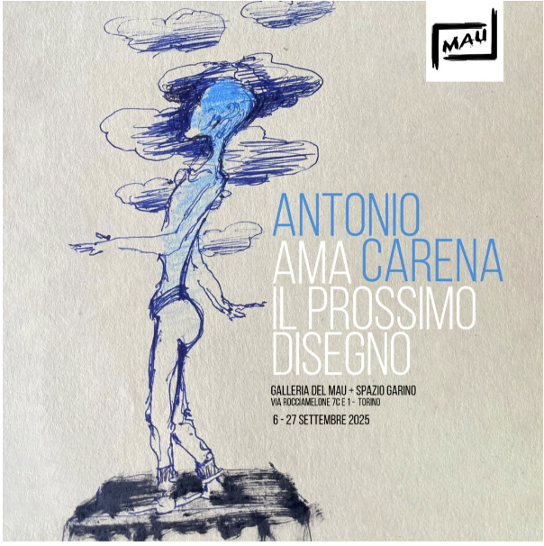 Antonio Carena al MAU: il disegno come cuore pulsante